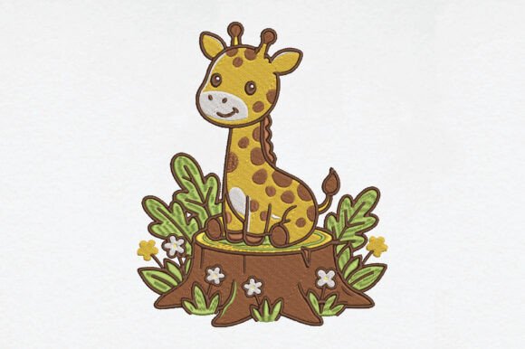 Cute Baby Giraffe: A Seasonal Embroidery Review
