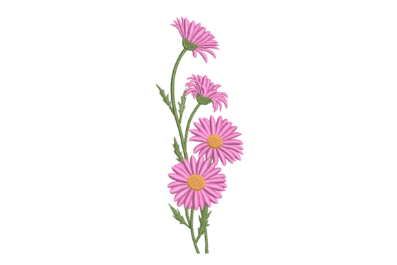 Pink Daisy Stem: An Embroidery Designer’s Review