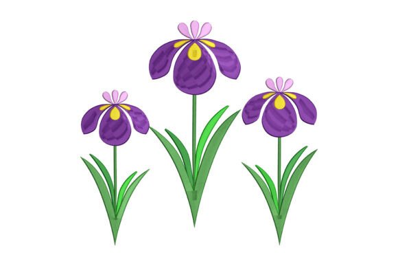 Purple Iris Flower: A Seasonal Embroidery Review