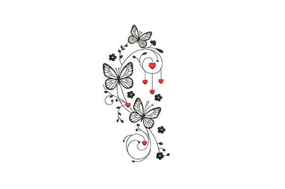 Review: Butterfly Heart Embroidery Design for Makers