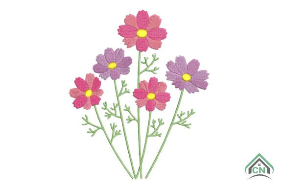 Review: Cute Cosmos Flower Embroidery for Gifts
