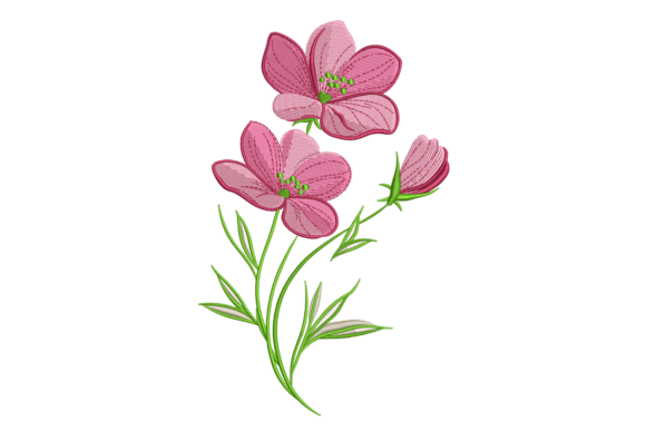 Review: Delicate Pink Wildflower Stem for Apparel