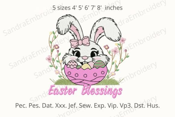 Review: Easter Blessings Bunny Embroidery Design