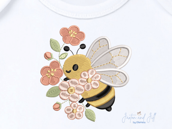 Review: Honey Bee Floral Embroidery Design