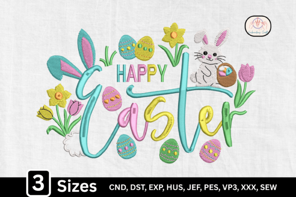 Reviewing Bunny Eggs Floral Spring Happy Easter