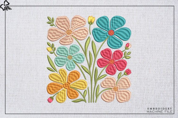 Reviewing Summer Floral Bouquet Embroidery for Etsy Shops