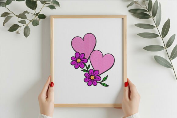 Reviewing the Love Flower Embroidery Design