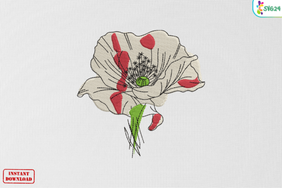 Vintage Poppy Bloom Floral Artwork Review