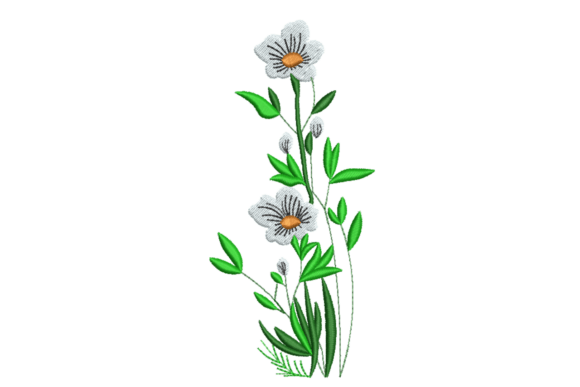 White Wildflower Stem: A Designer’s Craft Fair Review